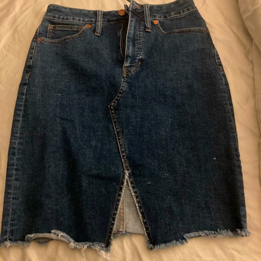 Madewell Jean skirt